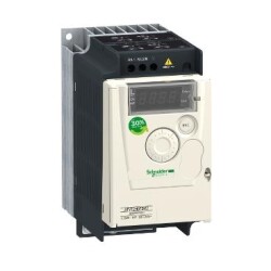 Schneider Electric ATV12H055M2, Hız Kontrol Cihazı ATV12 - 0,55kW - 0,75hp - 200..240V - 1fz - soğutma bloklu