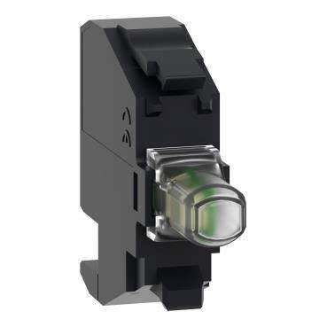 Schneider Electric ZBVM14, Aydınlatma bloğu, Harmony XB4, Harmony XB5, beyaz, 22 mm başlık için, Entegr. LED, soketli konnektör, 230...240V - 1