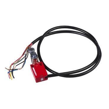 Telemecanique Sensors XCSM4116L1, güvenlik limit anahtarı XCSM - metal - döner manivela - 2 NK + 2 NA - kablo 1 m - 1