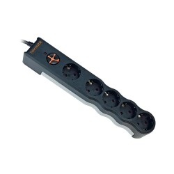 Tunçmatik PowerSurge 1050 Joule TSK6136 Siyah 5'li 1.5 m Akım Korumalı Priz - Tunçmatik