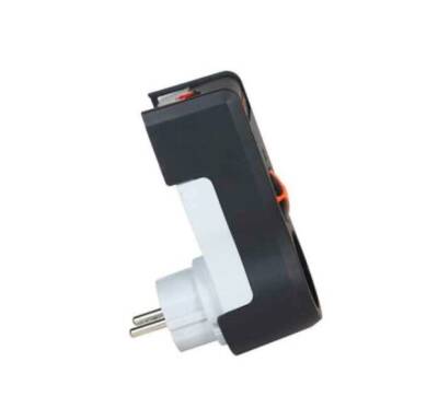 TUNÇMATİK TSK5079 TEKLİ AKIM KORUMALI PRİZ - SİYAH  - 3