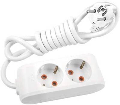 Viko 90113203, Viko Multi-Let Vm23 2Li 3Mt Priz Topraklı Kablolu (90113203) - 1