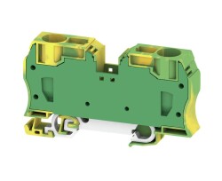 Weidmüller, PE terminali, Germe klemp bağlantısı, 35 mm², 4200 A (35 mm²), Yeşil/sarı-1739650000 - Weidmüller