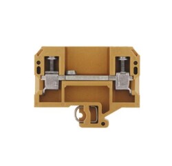 Weidmüller 0134920000, Geçiş terminal bloğu, Vida bağlantısı, orta sarı, 10 mm², 57 A, 500 V, Bağlantı sayısı: 2