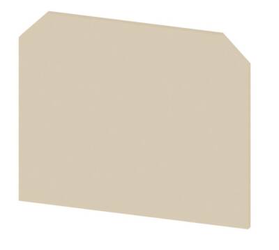 Weidmüller 0271160000,Terminaller için uç plaka, bej, Yükseklik: 50 mm, Genişlik: 1,5 mm, V-2, PA 66, Tak-çıkar: Evet - 1
