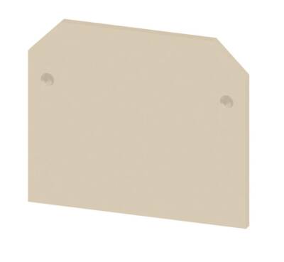 Weidmüller 0279560000, Bağlantı terminaller için uç plaka, bej, Yükseklik: 36,5 mm, Genişlik: 1,5 mm, V-2, Poliamid 66, Tak-çıkar: Evet - 1