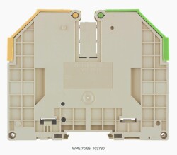 WEIDMULLER 1037300000, PE terminali, Vidalı bağlantı, 95 mm², 11400 A (95 mm²), Yeşil/sarı