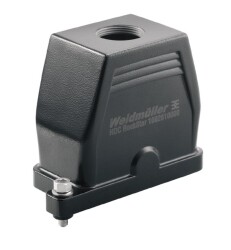 Weidmüller 1082640000, HDC muhafazaları, Boyut: 4, Koruma derecesi: IP69K, IP68 (takılı durumda), IP66 (takılı durumda), Fiş muhafazası, Kelepçeleme boyunduruğu bağlantısı, Standart, Kablo girişlerinin boyutu: PG 29