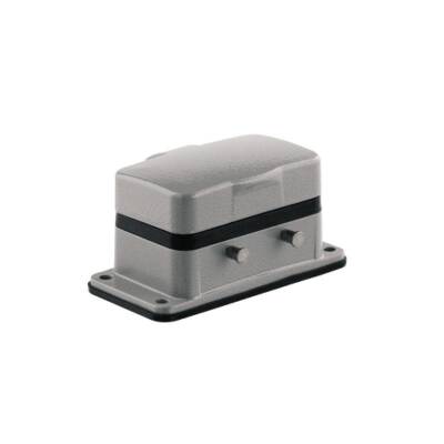 Weidmüller 1205600000, HDC muhafazaları, Boyut: 4, Koruma derecesi: IP65, takılı durumda, Bölme muhafazası, Üst tarafta yan kilitleme kelepçesi, Standart, kapaklı - 1