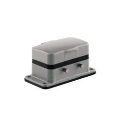 Weidmüller 1205600000, HDC muhafazaları, Boyut: 4, Koruma derecesi: IP65, takılı durumda, Bölme muhafazası, Üst tarafta yan kilitleme kelepçesi, Standart, kapaklı