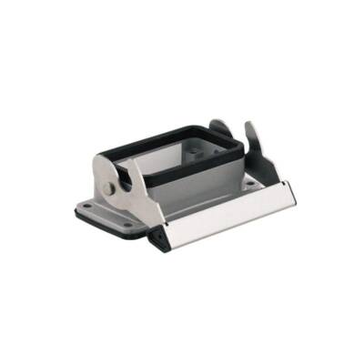 Weidmüller 1206100000,HDC muhafazaları, Boyut: 4, Koruma derecesi: IP65, takılı durumda, Bölme muhafazası, Uç kilitleme kelepçesi, alt taraf, Standart  - 1