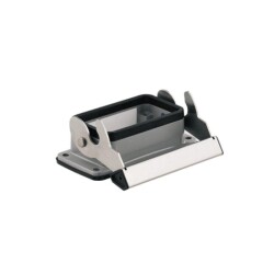 Weidmüller 1206100000,HDC muhafazaları, Boyut: 4, Koruma derecesi: IP65, takılı durumda, Bölme muhafazası, Uç kilitleme kelepçesi, alt taraf, Standart 