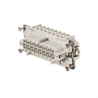 Weidmüller 1207700000, HDC ek parçası, Dişi, 500 V, 16 A, Kutup sayısı: 16, Vida bağlantısı, Boyut: 6 - 1