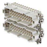 Weidmuller, 1220800000, HDCHE24MS25-48, Rockstar HE Uç, Erkek, 24 Yollu + Toprak, Boyut 8 Veya 12, 16 Amper, Numaralı 25-48 - 1