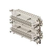 Weidmüller 1221200000, HDC ek parçası, Dişi, 500 V, 16 A, Kutup sayısı: 24, Vida bağlantısı, Boyut: 8 - Weidmüller