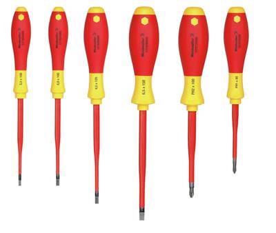WEIDMULLER 1274750000 İZOLELI TORNAVIDA SETI- 4 DÜZ/2 YILDIZ(İNCE SERI) SET SL S 3.5/4.0/5.5/6.5/PH1/2 - 1