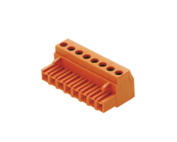 Weidmüller 1282160000, PCB fişli konnektör, dişi fiş, 5,08 mm, Kutup sayısı: 6, 180°, Sıkıştırma yatağı bağlantısı, Sıkıştırma aralığı, maks.: 1,5 mm²