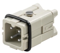 Weidmüller 1498100000, HDC ek parçası, Erkek, 400 V, 16 A, Kutup sayısı: 3, Vida bağlantısı, Boyut: 1 - Weidmüller