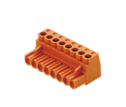 Weidmüller 1526960000, PCB fişli konnektör, dişi fiş, 5,08 mm, Kutup sayısı: 7, 180°, Sıkıştırma yatağı bağlantısı, Sıkıştırma aralığı, maks.: 3,31 mm²