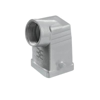 Weidmüller 1652480000, HDC muhafazaları, Boyut: 1, Koruma derecesi: IP65, takılı durumda, Yandan kablo girişi, Fiş yuvası, Alt tarafta yan kilitleme kelepçesi, Standart, Kablo girişlerinin boyutu: PG 11 - 1