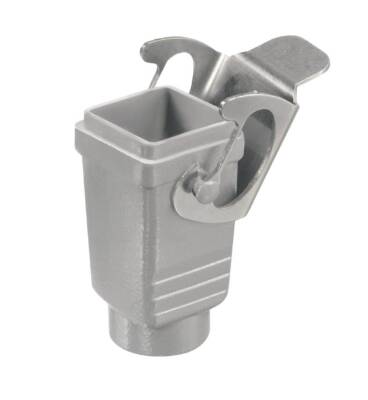 Weidmüller 1652500000, HDC muhafazaları, Boyut: 1, Koruma derecesi: IP65 (takılı durumda), Bağlantı muhafazası, Alt tarafta yan kilitleme kelepçesi, Standart, Kablo girişlerinin boyutu: PG 11 - 1