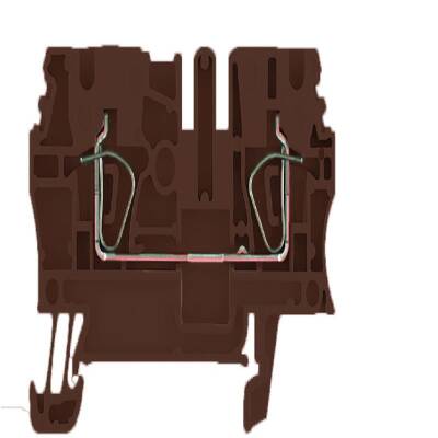 Weidmuller 1683300000, ZDU 2.5 RENKLİ KLEMENS KAHVE - 1