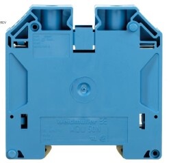 WEIDMULLER 1820850000,Geçiş klemensi, Vidalı bağlantı, 50 mm², 1000 V, 150 A, mavi
