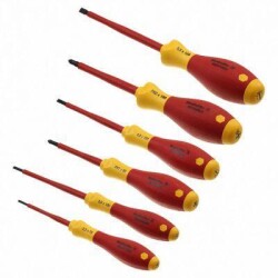 WEIDMULLER 9009730000 İZOLELİ TORNAVİDA SETİ SDIS 2.5-5.5 PH 1/2 SDS 4 DÜZ 2 YILDIZ TORNAVİDA - Weidmüller