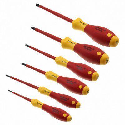 WEIDMULLER 9009730000 İZOLELİ TORNAVİDA SETİ SDIS 2.5-5.5 PH 1/2 SDS 4 DÜZ 2 YILDIZ TORNAVİDA - 1