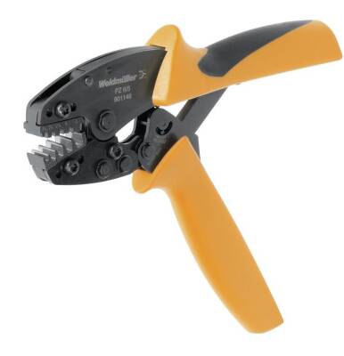 Weidmüller 9011460000, Presleme aleti, Tel ucu ferülleri için sıkma aleti, 0,25 mm², 6 mm², Trapez girinti sıkma - 1