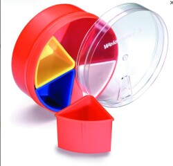 Weidmüller.  H-LEERBOX5-5 Bölmeli Yuvarlak Tip  Boş Yüksük Kutusu-9025940000