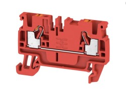 Weidmüller Geçiş terminali, PUSH IN, 2,5 mm², 800 V, 24 A, kırmızı-1521900000