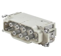 Weidmüller 1790030000, HDC ek parçası, Erkek, 690 V, 100 A, Kutup sayısı: 12, Eksenel vida bağlantısı, Boyut: 8 - Weidmüller