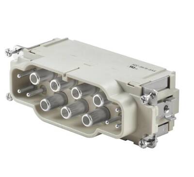 Weidmüller 1790030000, HDC ek parçası, Erkek, 690 V, 100 A, Kutup sayısı: 12, Eksenel vida bağlantısı, Boyut: 8 - 1