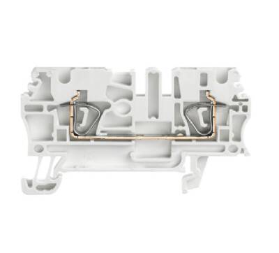 Weidmuller Geçiş terminali, Gerilim kelepçesi bağlantısı, 2,5 mm², 800 V, 24 A, beyaz-1683320000 - 1
