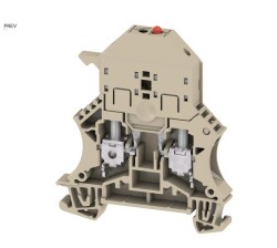 WEIDMULLER 1011300000,W-Serisi, Sigortalı terminal, Nominal kesit: 6 mm², Vidalı bağlantı